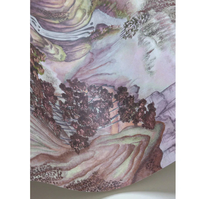 Carta da parati "Mountainscape Pesca" - YOKU | COLE&SON - Image 2