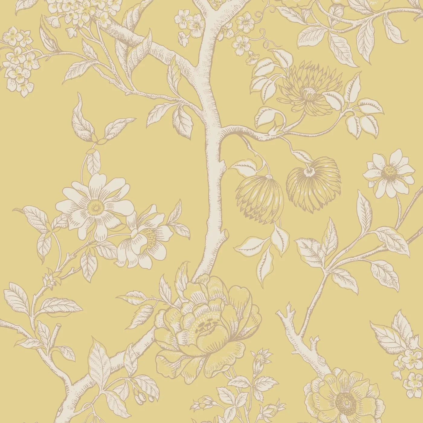 Carta da Parati “Paradise Tree giallo" | COLE & SON CLASSICS VOL. 2
