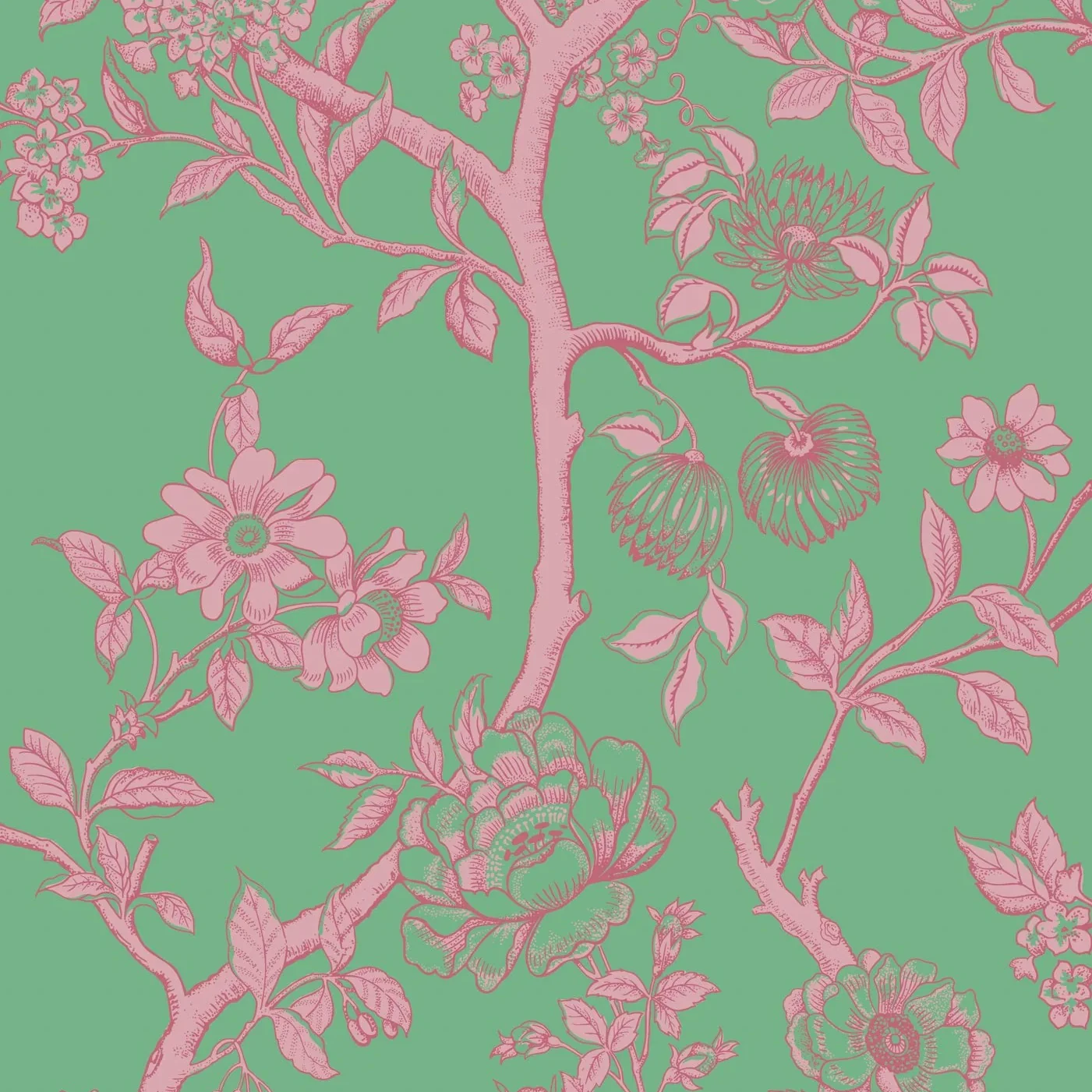 Carta da Parati “Paradise Tree verde" | COLE & SON CLASSICS VOL. 2