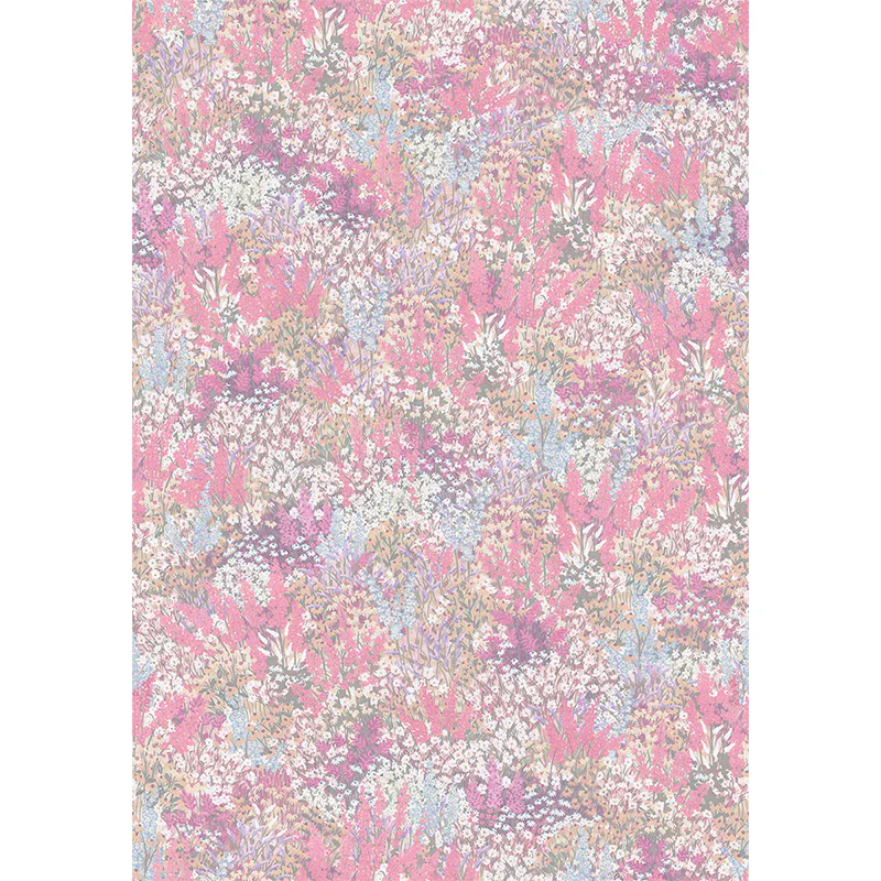 Carta da Parati "PETIT FLEUR Cerise & Eau de Nil" The Garden | COLE & SON