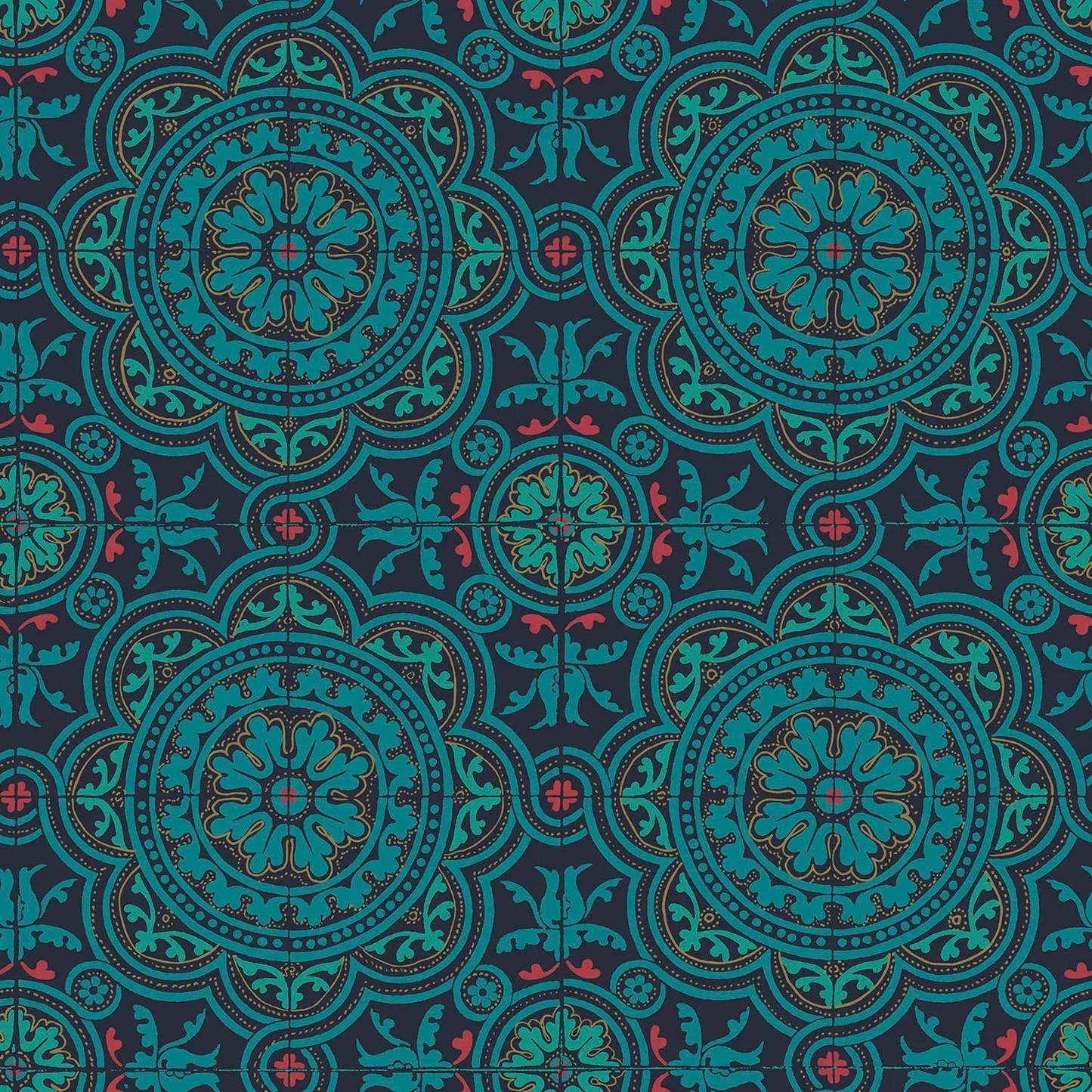 Carta da Parati “Piccadilly Seville blu” | COLE & SON