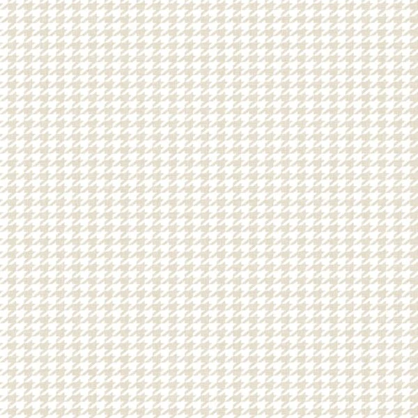 Carta da parati “Pied de Poule, Beige”, a metraggio o a rotolo