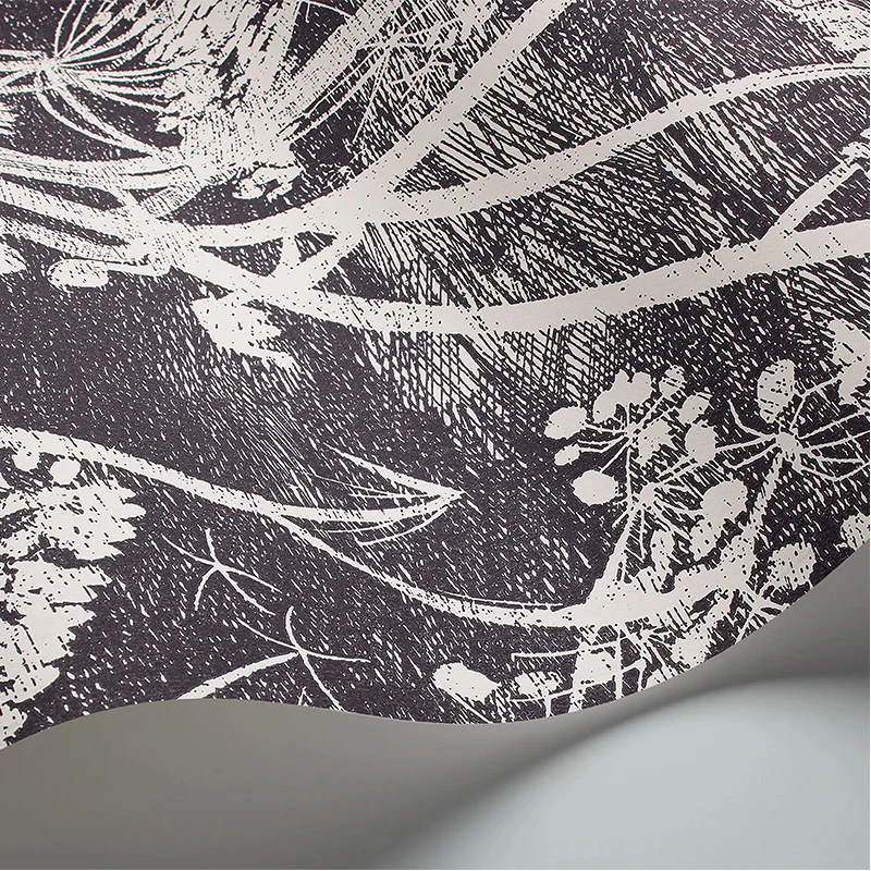 Carta da Parati "COW PARSLEY BIANCO & NERO" The Contemporary | COLE & SON - Image 2