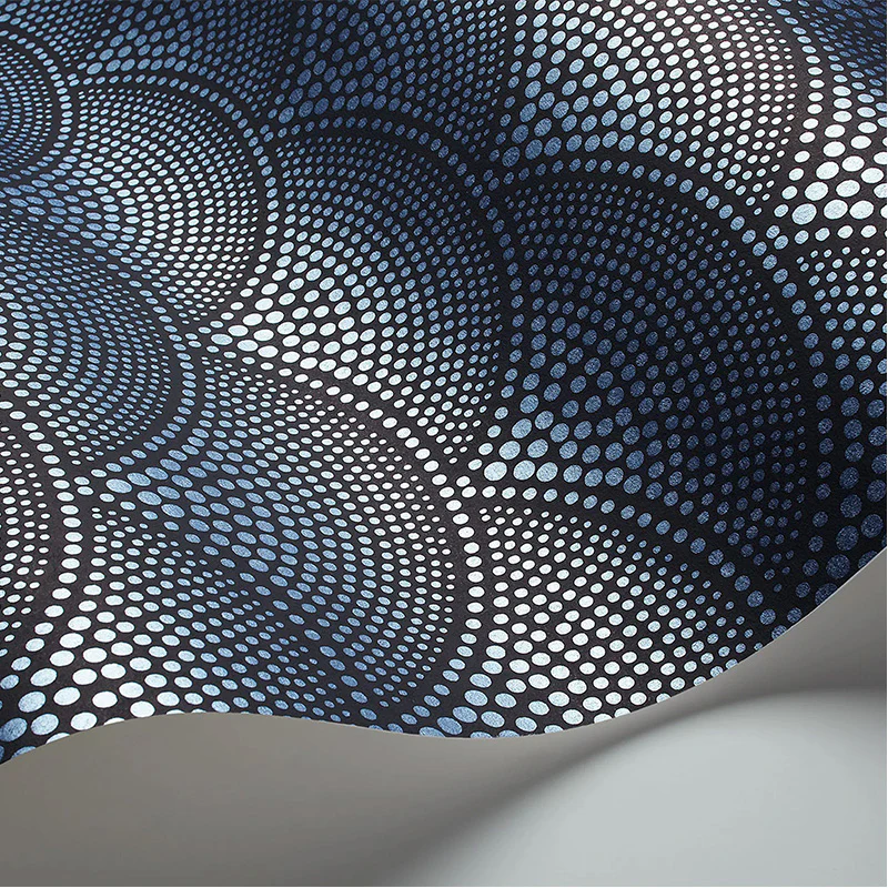 Carta da Parati "FEATHER FAN NERO & BLU" The Contemporary | COLE & SON - Image 2
