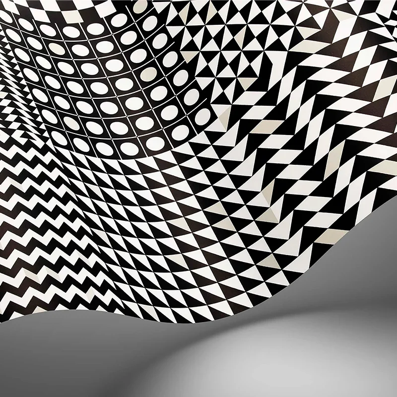 Carta da Parati "GEOMETRICO BIANCO & NERO" Fornasetti | COLE & SON - Image 2