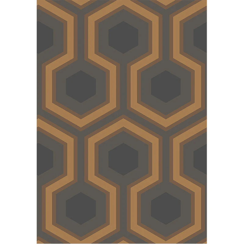 Carta da Parati "HICK'S GRAND NERO & ORO" The Contemporary | COLE & SON