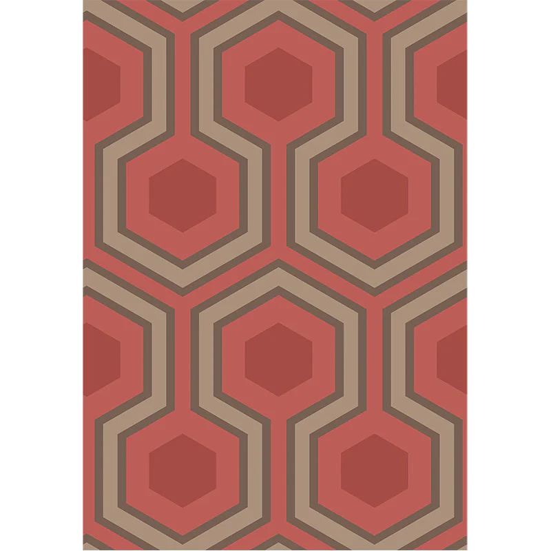 Carta da Parati "HICK'S GRAND ROSSO & BRONZO" The Contemporary | COLE & SON