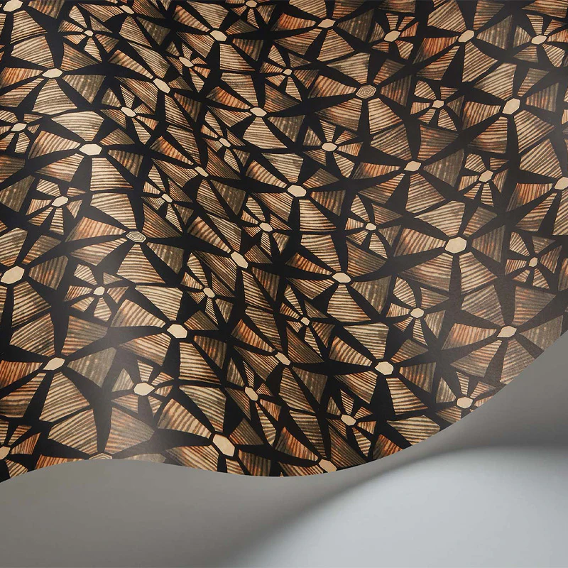 Carta da Parati "KALAHARI NERO & ORO" Jabula-Ardmore | COLE & SON - Image 2