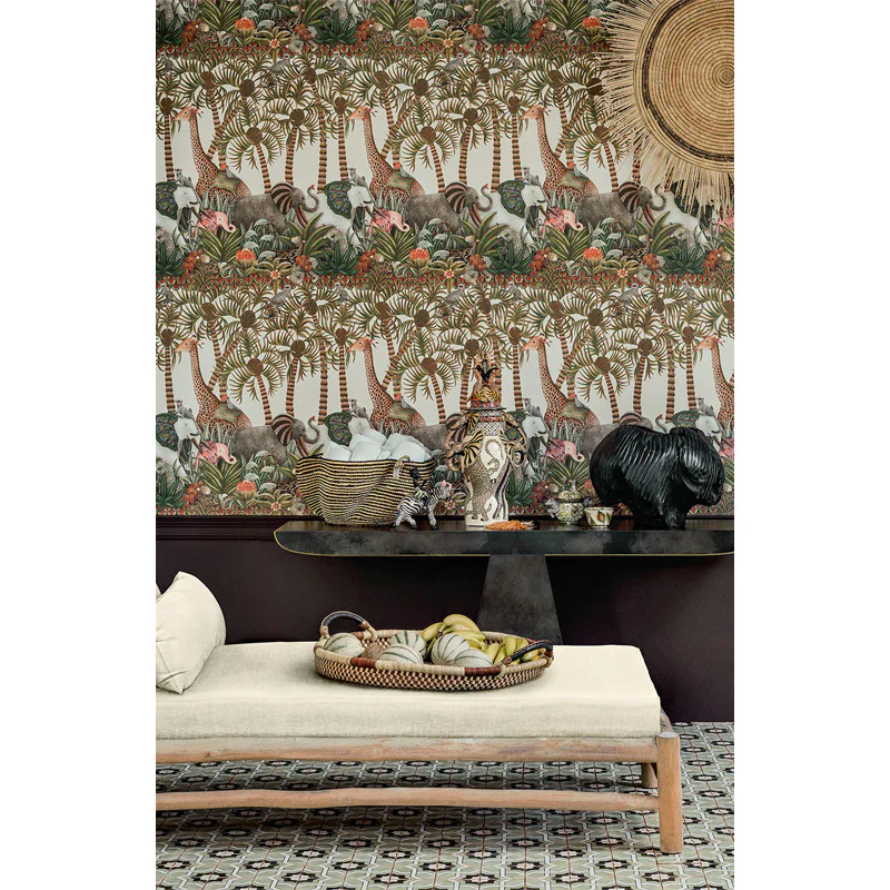 Carta da Parati "LETABA MARCH BIANCO" Jabula-Ardmore | COLE & SON - Image 4