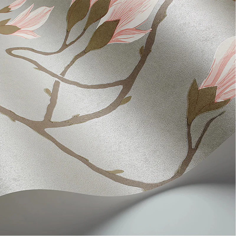 Carta da Parati "MAGNOLIA GRIGIO & ROSA" The Contemporary | COLE & SON - Image 2