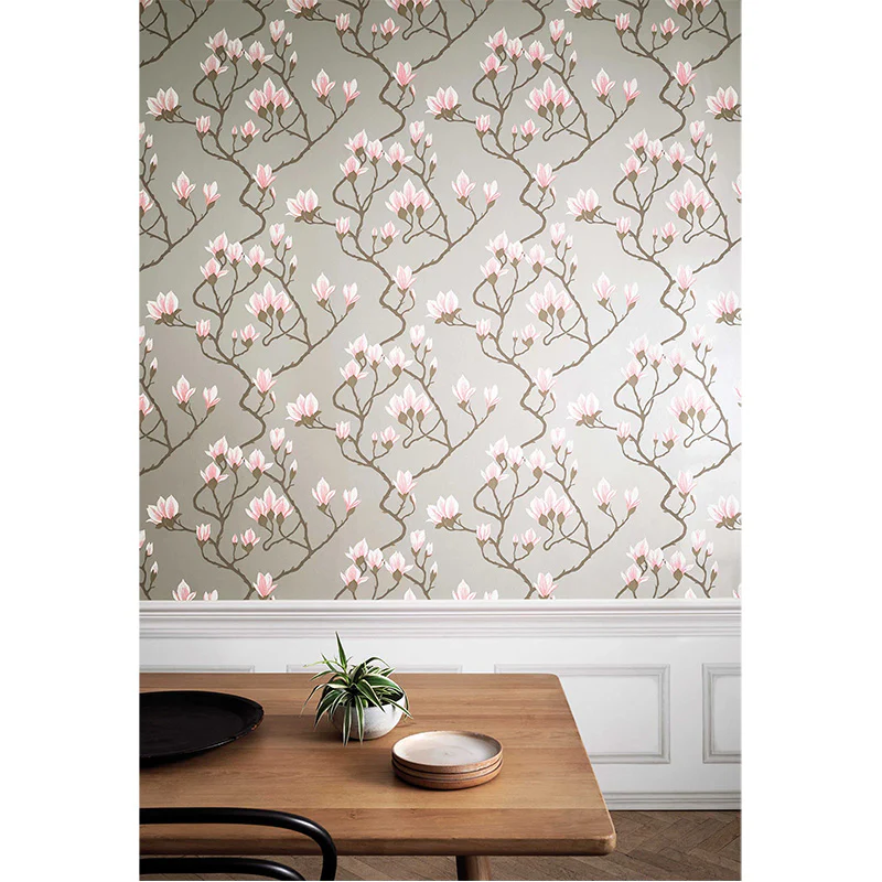 Carta da Parati "MAGNOLIA GRIGIO & ROSA" The Contemporary | COLE & SON - Image 3