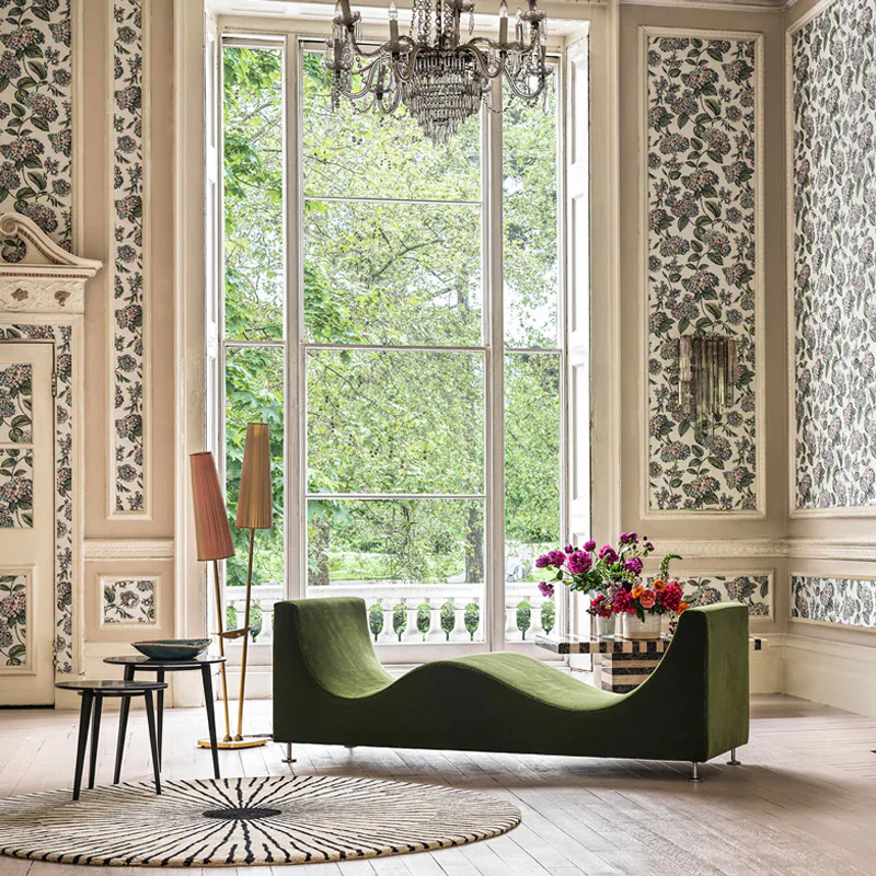 Carta da Parati "RAMO DI ORTENSIA BIANCO" Fornasetti | COLE & SON - Image 3
