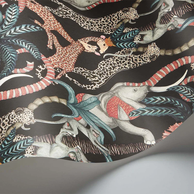 Carta da Parati "SAFARI TOTEM NERO" Jabula-Ardmore | COLE & SON - Image 2