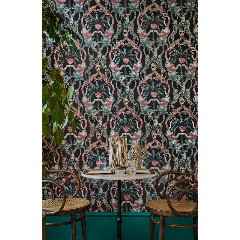 Carta da Parati "SAFARI TOTEM NERO" Jabula-Ardmore | COLE & SON - Image 3