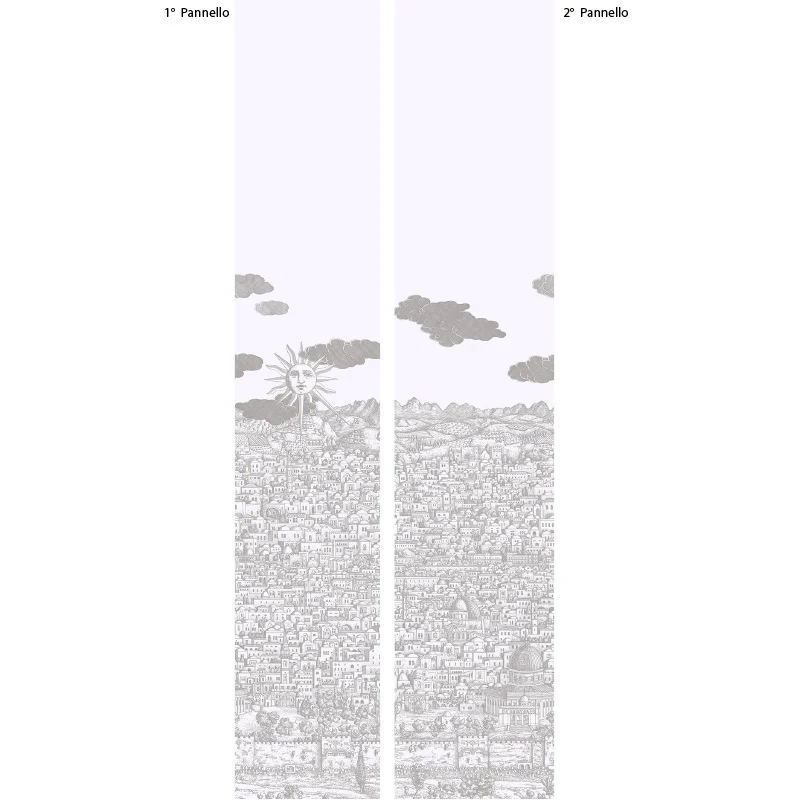 Carta da Parati "VISTA MEDITERRANEA BIANCA" Fornasetti | COLE & SON - Image 3