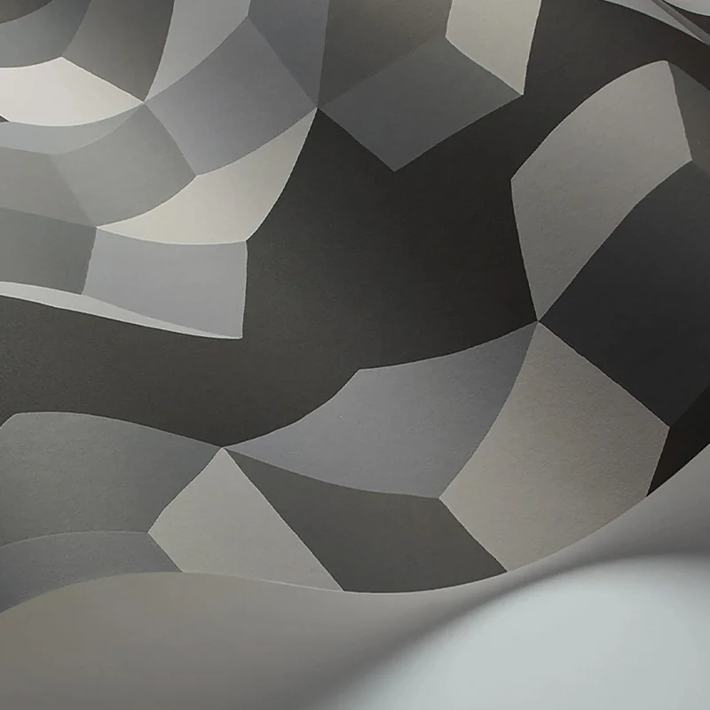 Carta da Parati “PUZZLE Heath Grey on Charcoal” | COLE & SON - Image 2