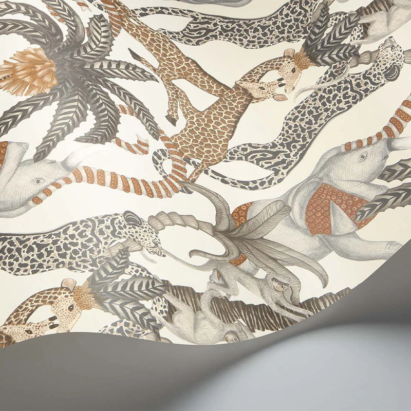 Carta da Parati "SAFARI TOTEM PANNA" Jabula-Ardmore | COLE & SON - Image 2