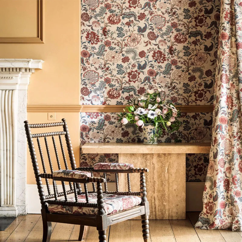Carta da parati "Salisbury Rossa" - Highgrove - SANDERSON - Image 3