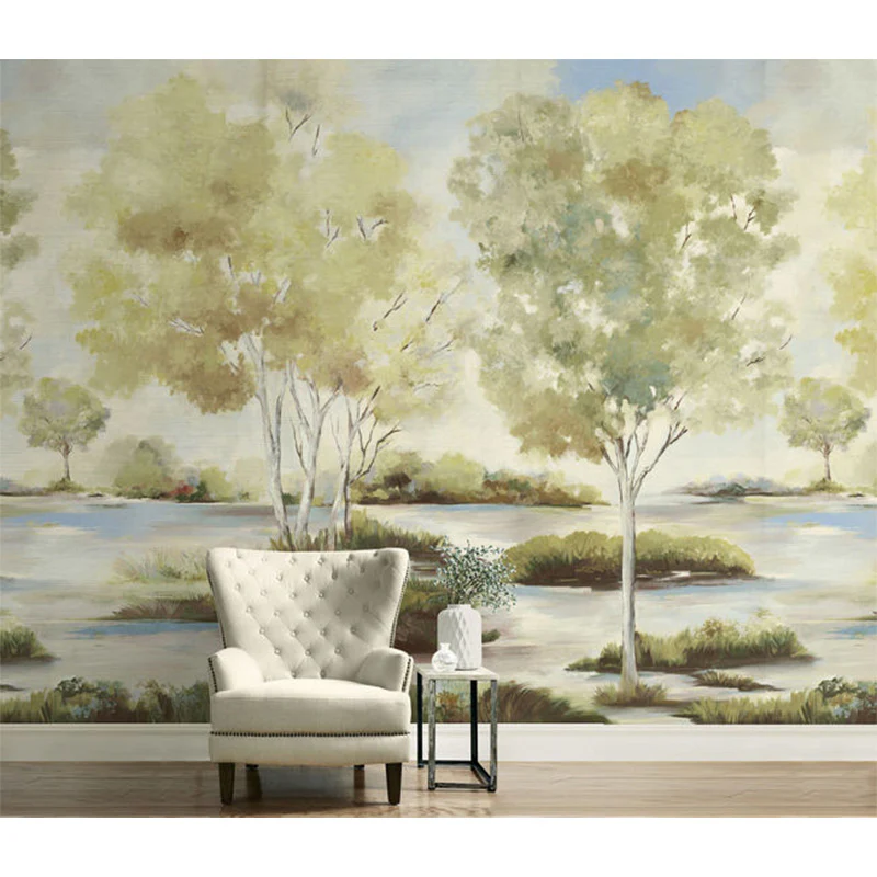 Carta da parati - "Savannah Mural - Basil Cream" | WALLQUEST - DAISY BENNETT - Image 2