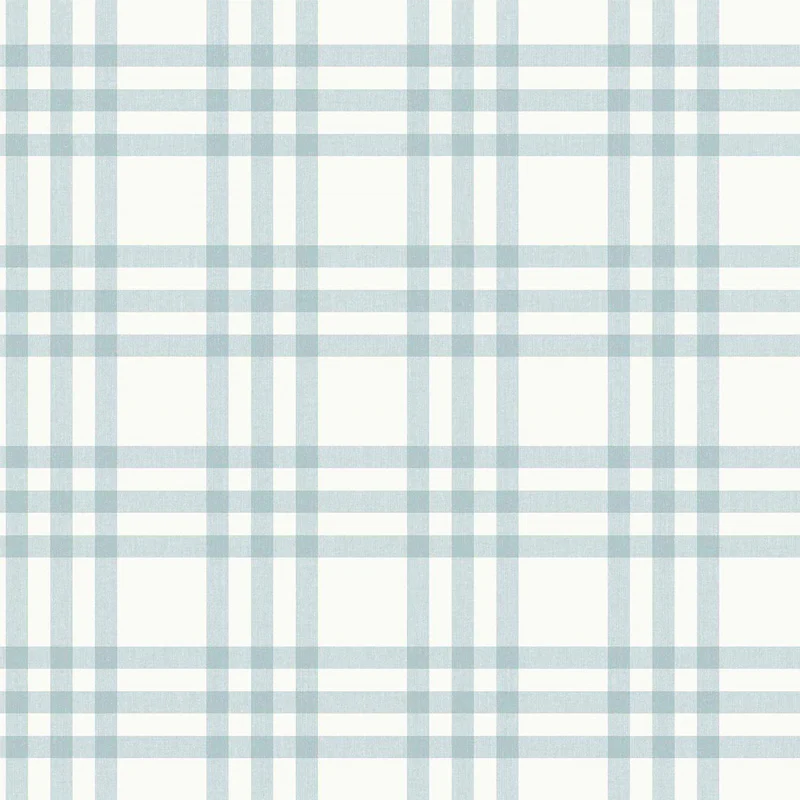 Carta da parati "Scozzese - Azzurro", a metraggio o rotolo