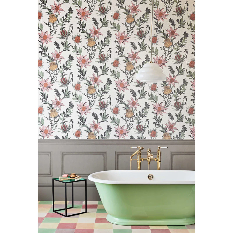 Carta da Parati "THISTLE ARANCIONE" Botanical | COLE & SON - Image 3