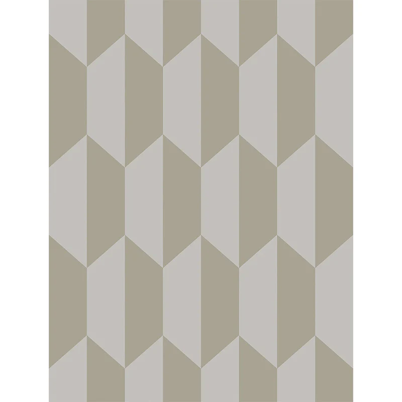 Carta da Parati “TILE Metallic Gilver & Grey” | COLE & SON