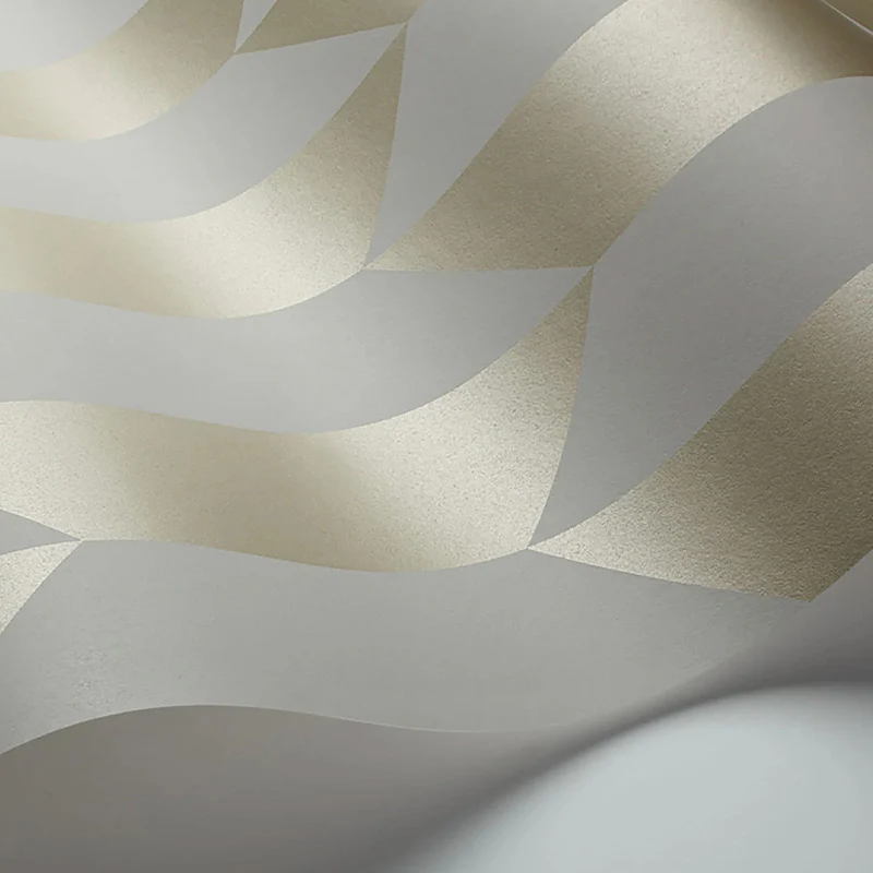 Carta da Parati “TILE Metallic Gilver & Grey” | COLE & SON - Image 2