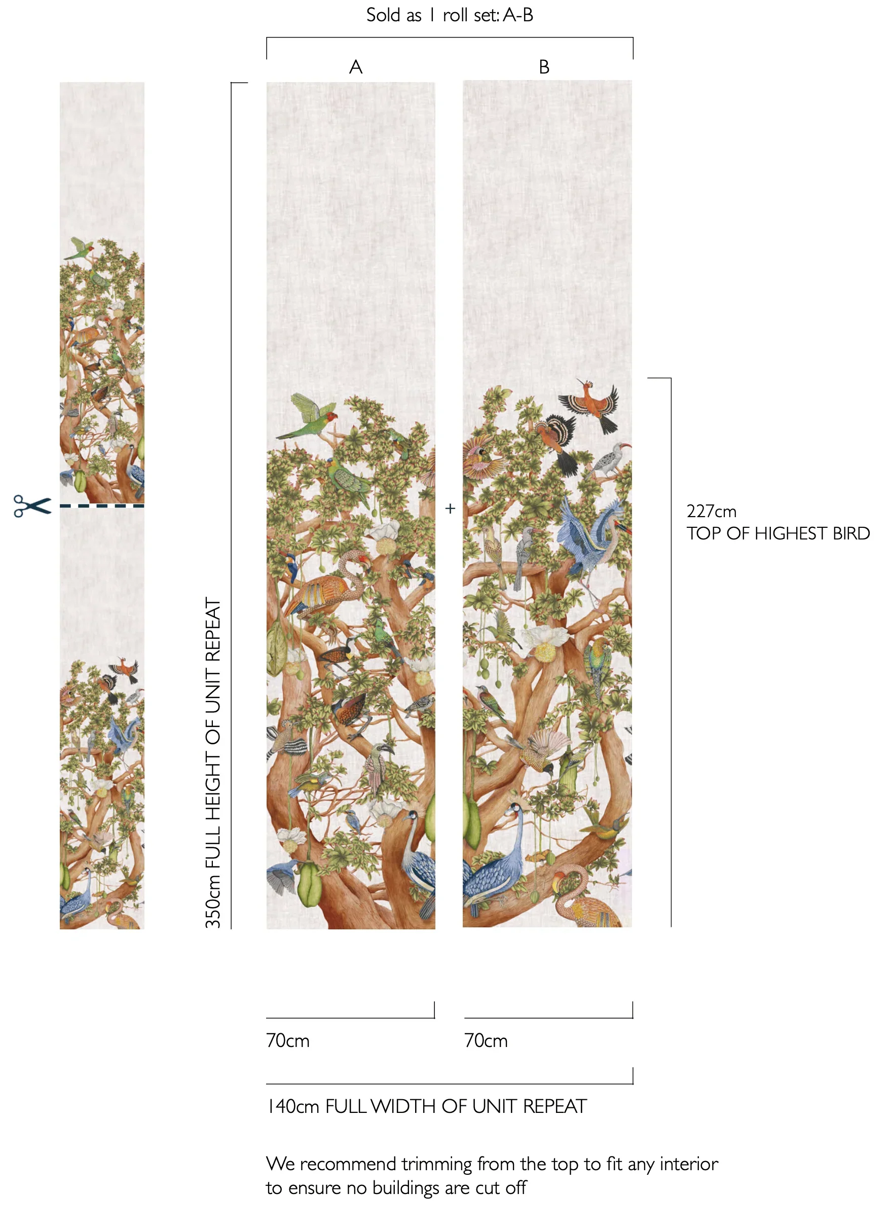 Carta da Parati “Tree of Life celeste" | COLE & SON ARDMORE BAOBAB - Image 2