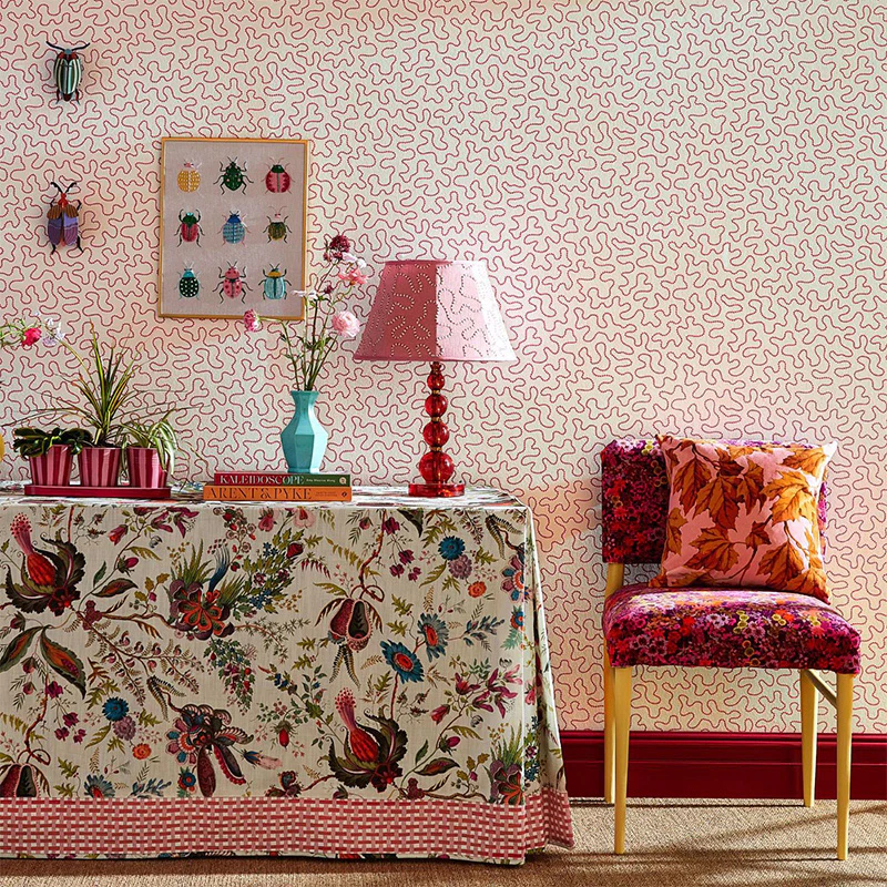 Carta da Parati “WIGGLE CARNELIAN/ROSE QUARTZ” | HARLEQUIN - Image 2