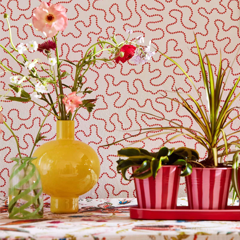 Carta da Parati “WIGGLE CARNELIAN/ROSE QUARTZ” | HARLEQUIN - Image 3