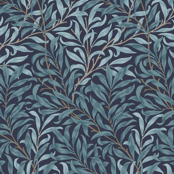 Carta da parati "Willow Bough Deep blues" - Morris at home