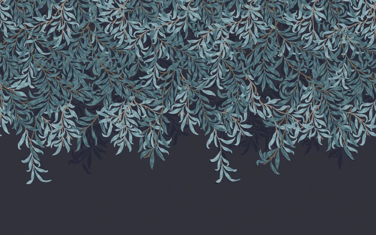 Carta da parati "Willow Bough Mural blu scuro" - Morris at home