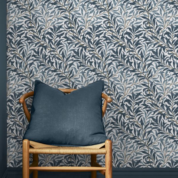 Carta da parati "Willow Bough White & Blues" - Morris at home - Image 2