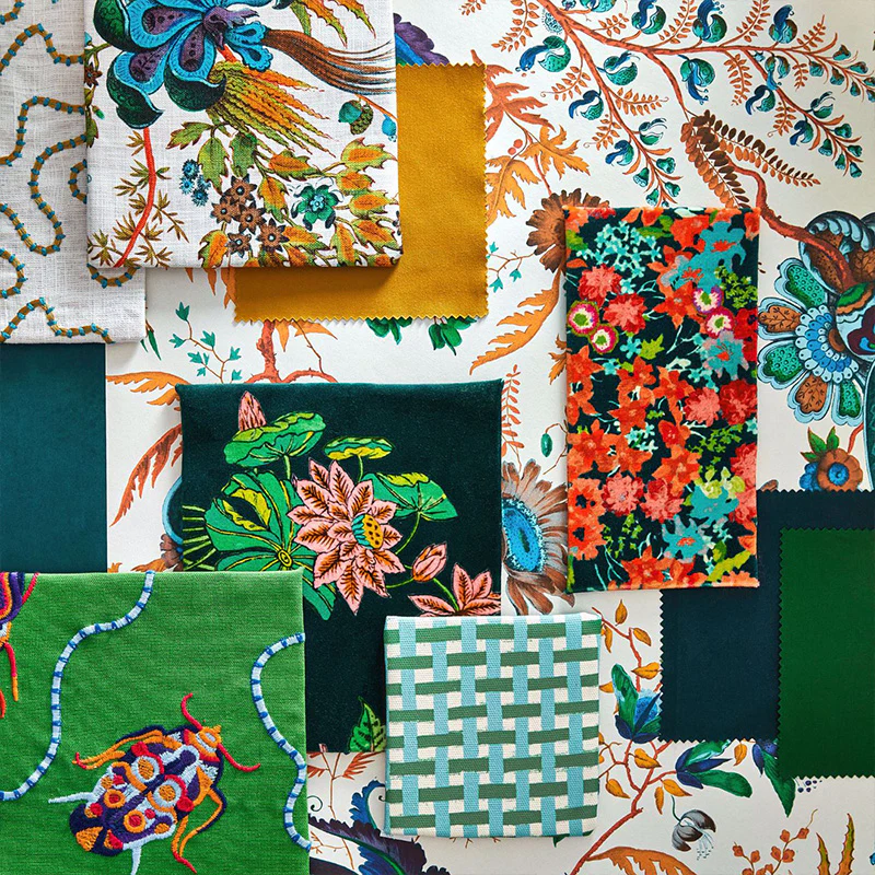 Carta da Parati “WONDERLAND FLORAL SPINEL/PERIDOT/PEARL” | HARLEQUIN - Image 2