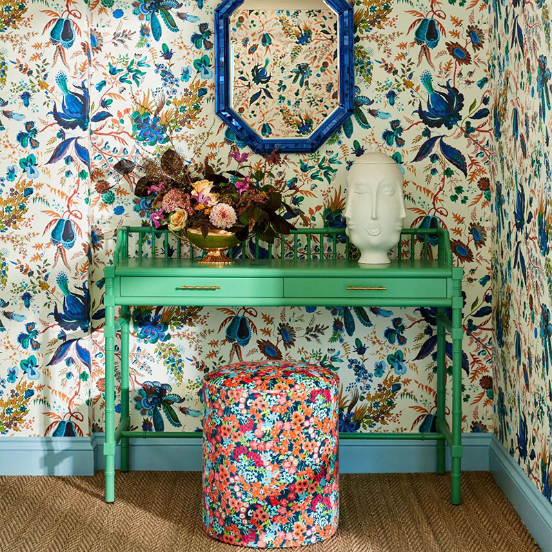 Carta da Parati “WONDERLAND FLORAL SPINEL/PERIDOT/PEARL” | HARLEQUIN - Image 3