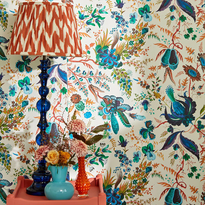 Carta da Parati “WONDERLAND FLORAL SPINEL/PERIDOT/PEARL” | HARLEQUIN - Image 5