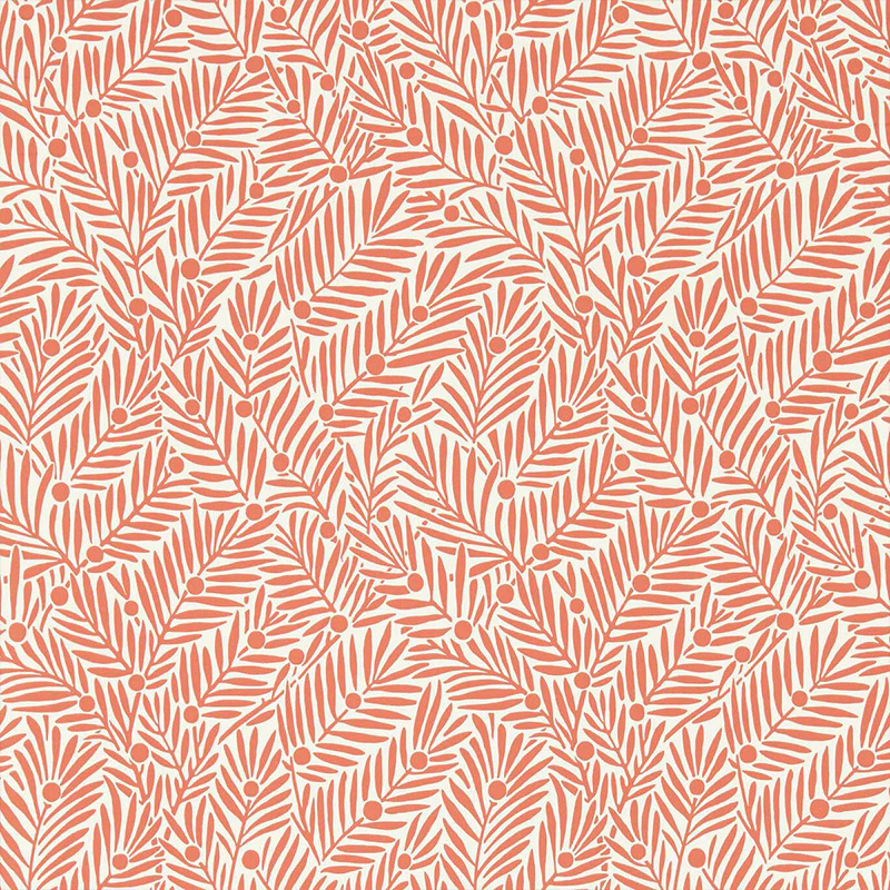 Carta da Parati "YEW & ARIL WATERMELON" Morris & Co. - Sanderson