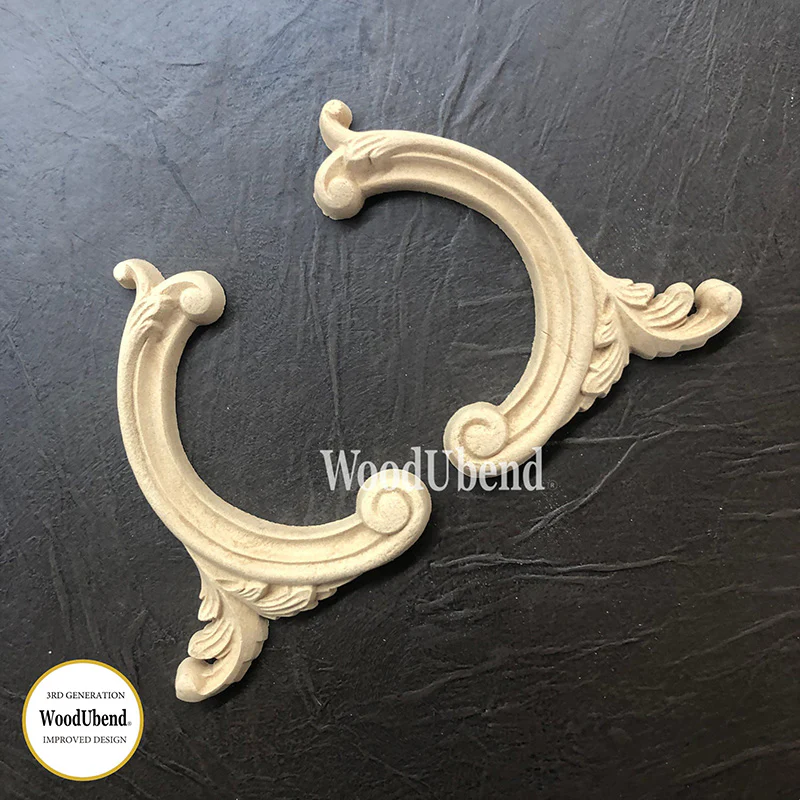 Coppia di Fregi Decorativi “Atena”, WoodUbend