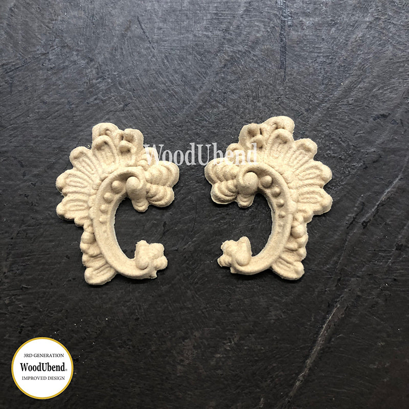 Coppia di Fregi Decorativi "Charm", WoodUbend