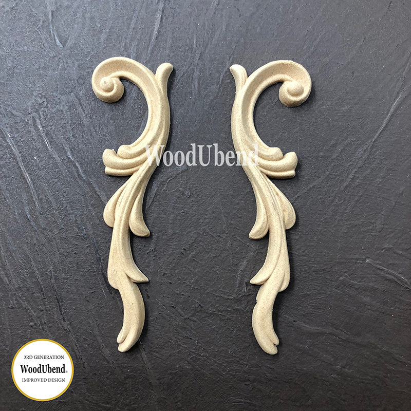Coppia di Fregi Decorativi “Pepe Nero”, WoodUbend