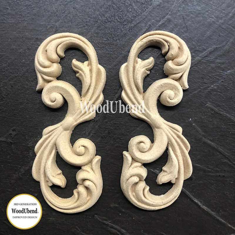 Coppia di Fregi Decorativi “Violino”, WoodUbend