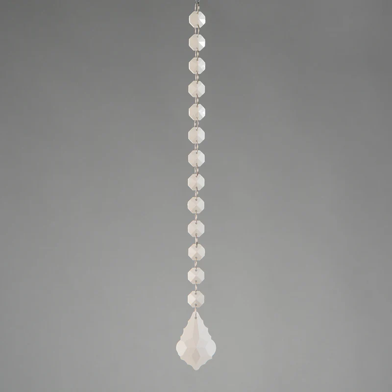 Decorazione "Pampille", color bianco