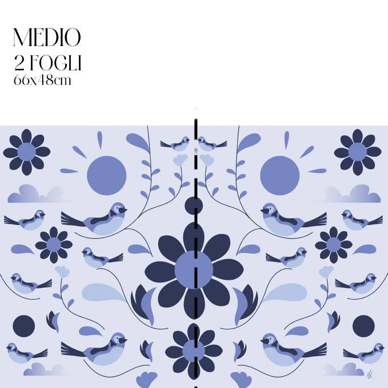Dècoupage d'autore - Primavera Blu - Luigi Leuce - Image 3