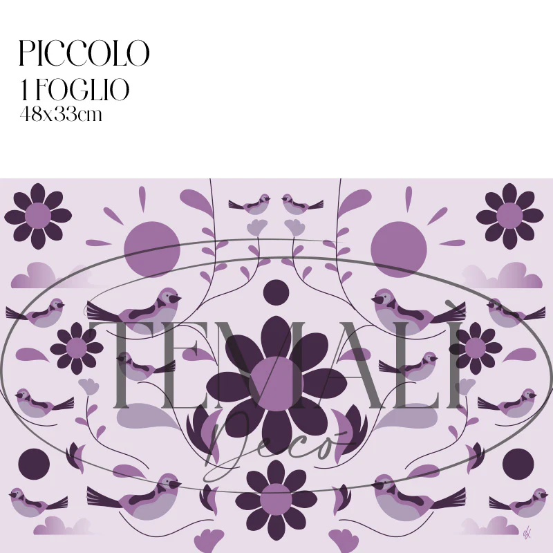 Dècoupage d'autore - Primavera Viola - Luigi Leuce - Image 3