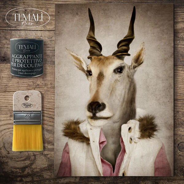 Dècoupage Fauna Pop - Alce Glam - Image 7