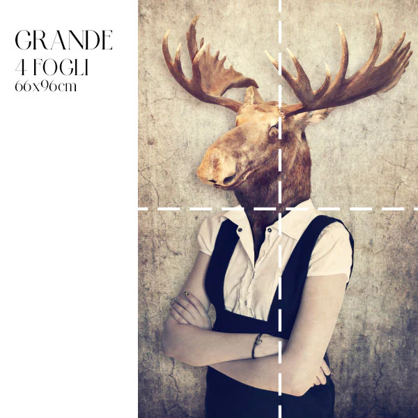 Dècoupage Fauna Pop - Alce Glam - Image 9