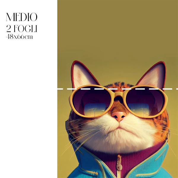 Dècoupage Fauna Pop - Gold Cat - Image 4
