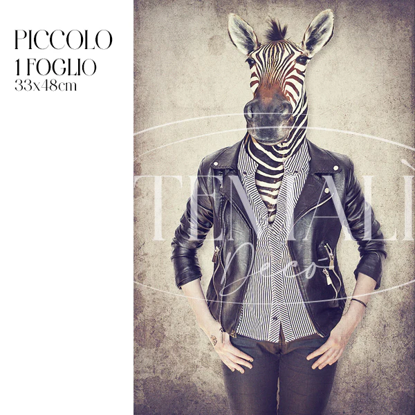 Dècoupage Fauna Pop - Zebra Rock - Image 3