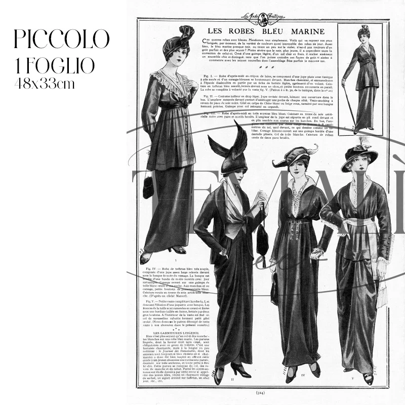 Dècoupage Moda - Bleu Marine - Image 3