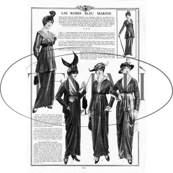 Dècoupage Moda - Bleu Marine - Image 5